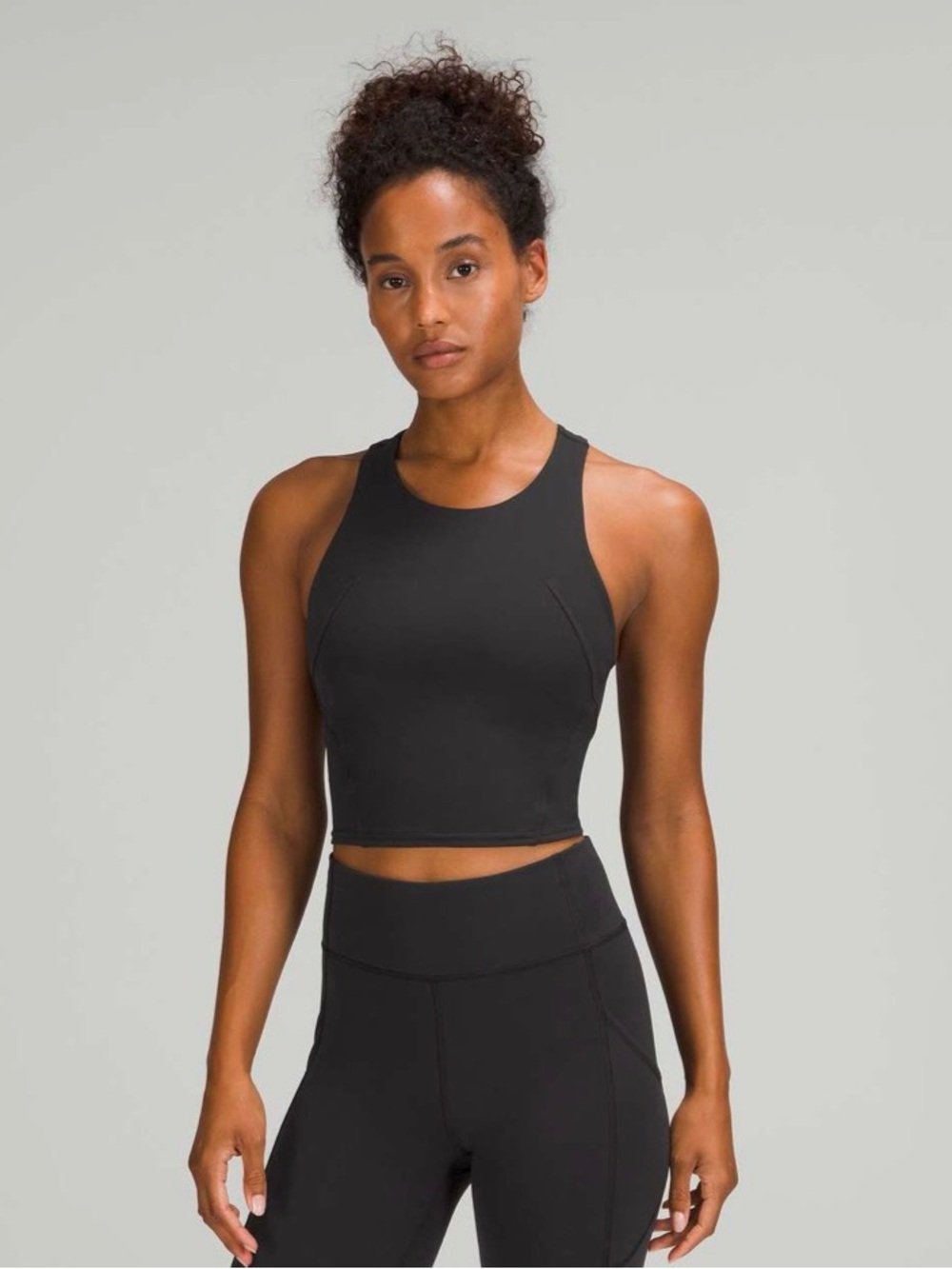 Lululemon Invigorate Training Tank Top Black Size 4 W1CZ3S athleasure work out